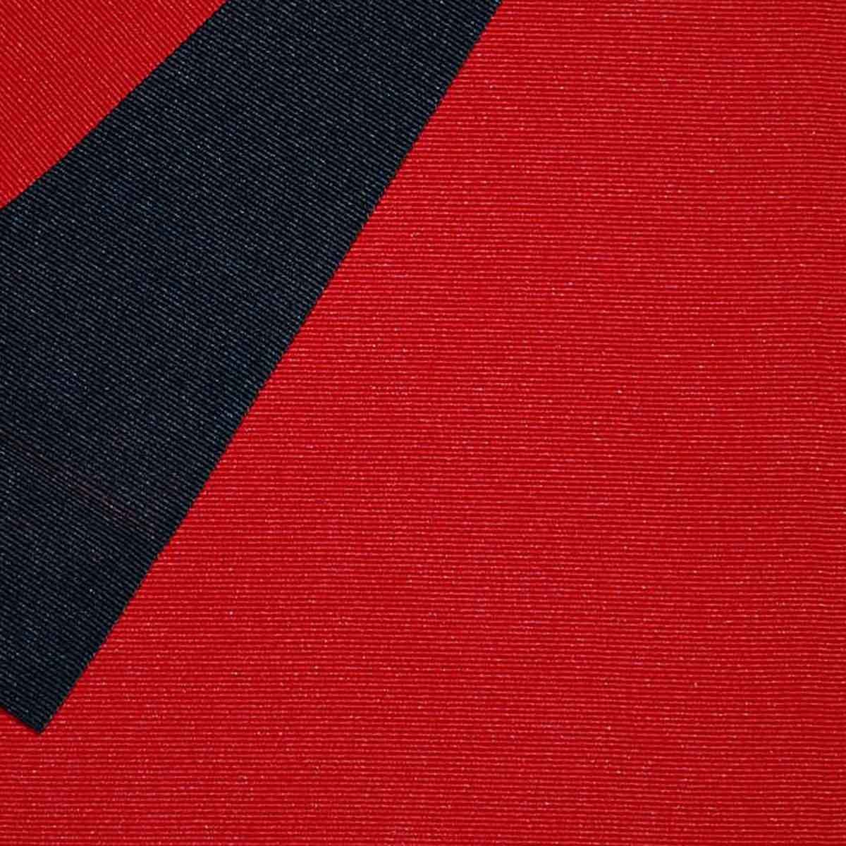 日本製 本袋 浴衣帯 リバーシブル 半幅帯 小袋帯 半巾帯 無地 ゆかた帯 赤×黒_画像2