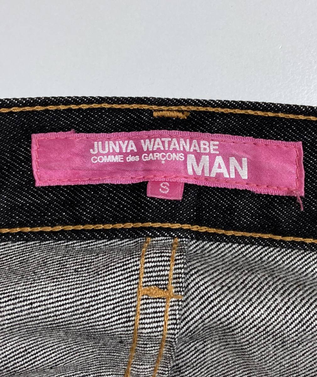 良好 AD2002 ジュンヤ ワタナベ コムデギャルソン デニム パンツ S ジーンズ JUNYA WATANABE COMME des GARCONS MAN_画像3