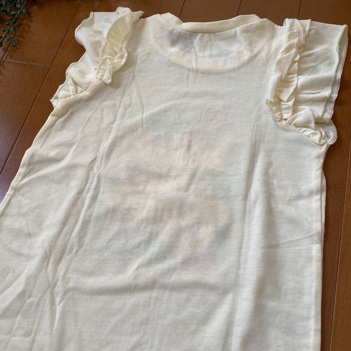 新品 ☆ ANGEL LOVE ☆ エンジェルラブ カットソー Tシャツ イエロー 半袖 フレンチスリーブ フリル サイズ 120 子ども服(女の子用) | crowdster.com