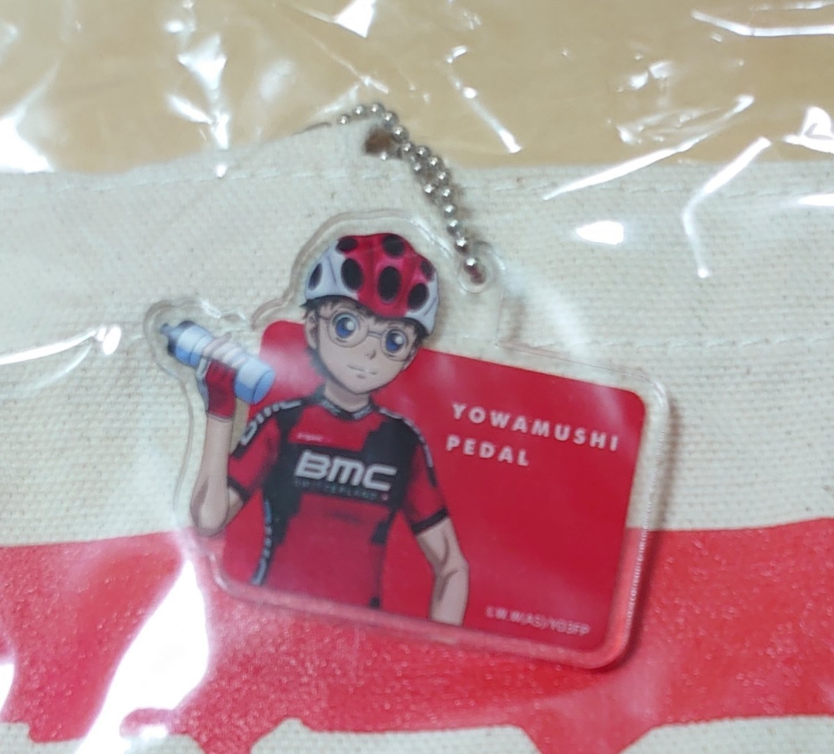 Paypayフリマ 弱虫ペダル Bmc 小野田坂道 アクリルキーホルダー付きトートバッグ Paypayフリマ 弱虫ペダル Bmc 小野田坂道 アクリルキーホルダー付きトートバッグ