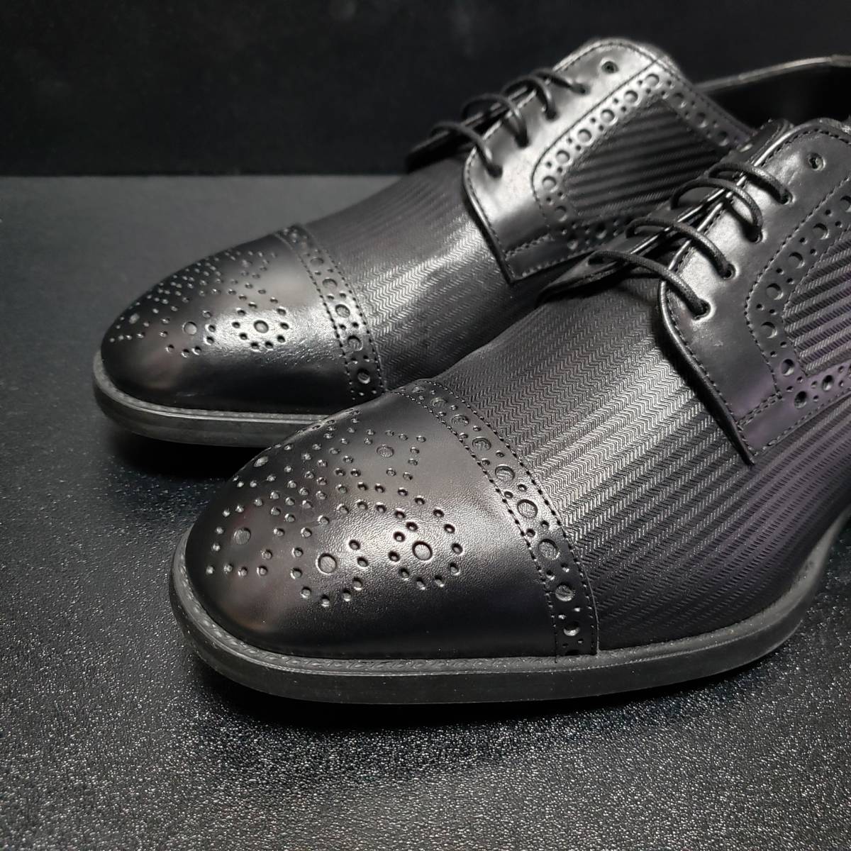 ジョルジオアルマーニ（GIORGIO ARMANI） 革靴 黒 5.5