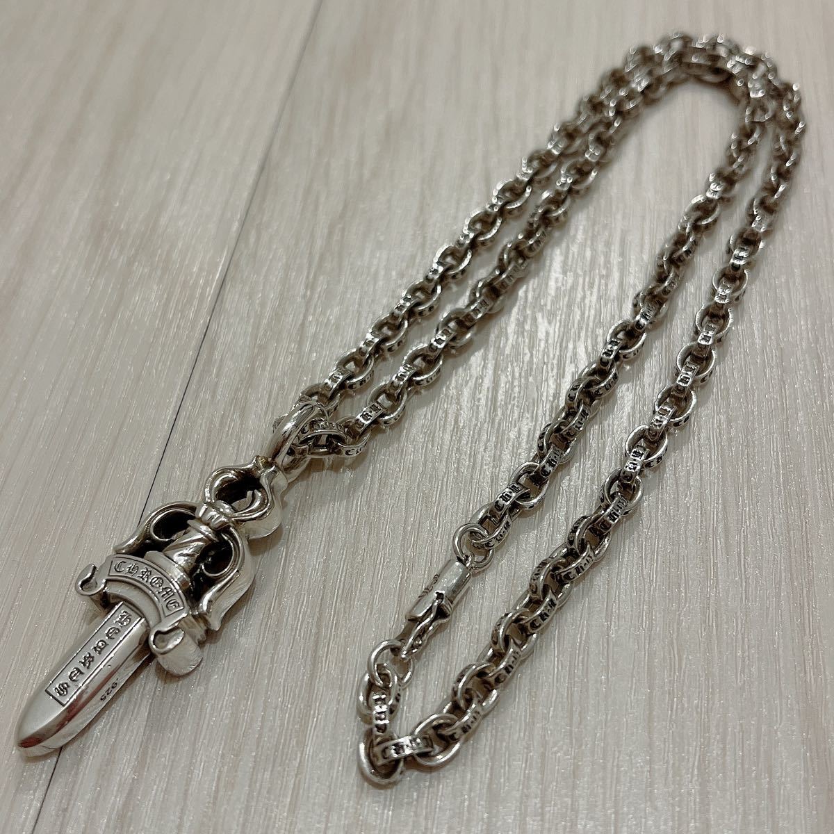 新品通販 Chrome Hearts Chrome Hearts ダブルダガー ペーパーチェーン 18インチ セットの通販 by shop｜ クロムハーツならラクマ