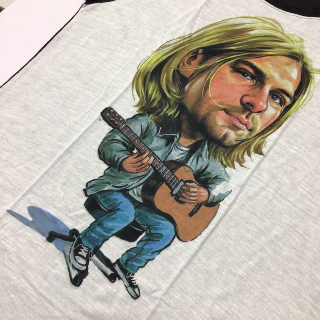 Dbr5c バンドイラストtシャツ Xlサイズ Nirvana ニルヴァーナ カートコバーン 似顔絵 代購幫 Dbr5c バンドイラストtシャツ Xlサイズ Nirvana ニルヴァーナ カートコバーン 似顔絵 代購幫