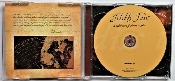中古CD２枚組　 オムニバス 『 Lilith Fair: A Celebration Of Women In Music 』　輸入盤_画像2