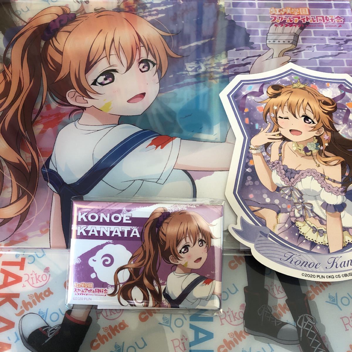 Paypayフリマ ラブライブ キャラポップフェス ミニゲーム A賞 B賞 C賞 近江彼方 アクリルボード 缶バッジ セット Paypayフリマ ラブライブ キャラポップフェス ミニゲーム A賞 B賞 C賞 近江彼方 アクリルボード 缶バッジ セット