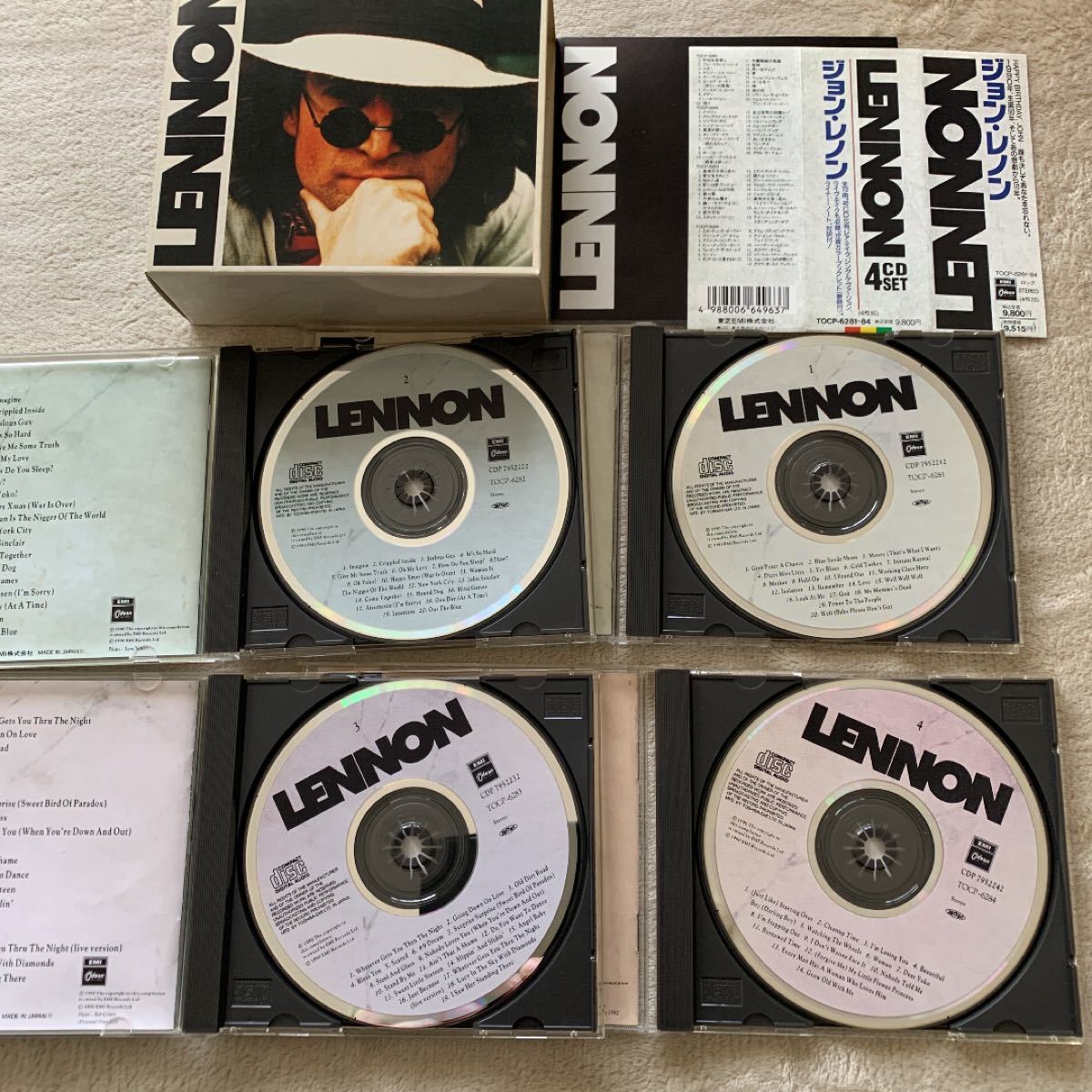 ジョン・レノン CD4枚組 ボックスセット LENNON