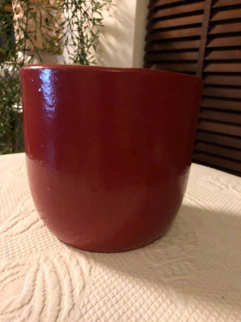  plant pot ka Barton bo pattern IKEA red color pot cover 
