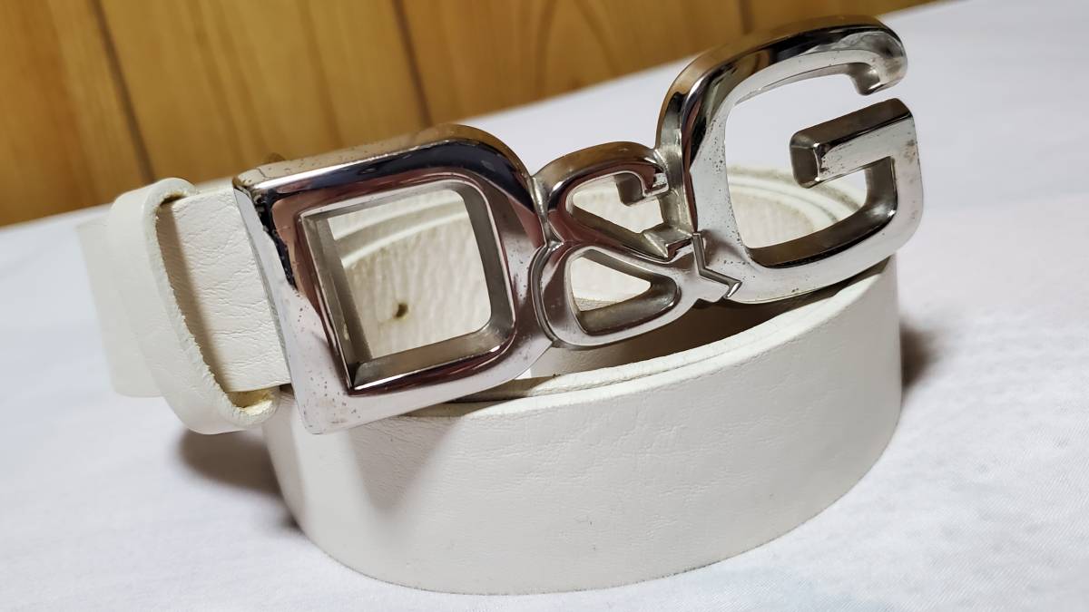 正規良 セレブ DOLCE&GABBANAドルチェ&ガッバーナ D&G ロゴバックル
