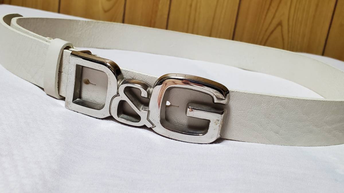 正規良 セレブ DOLCE&GABBANAドルチェ&ガッバーナ D&G ロゴバックル