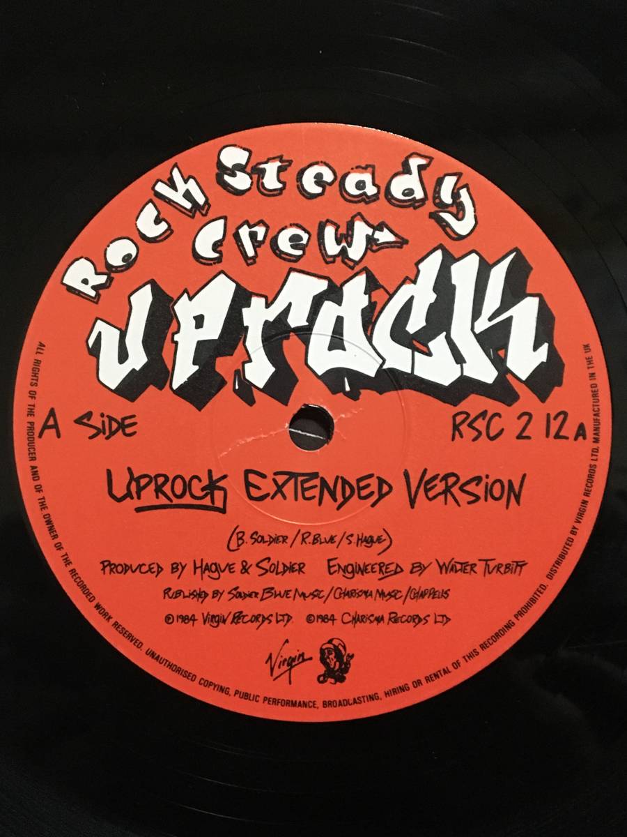 レア盤 UK盤 ROCK STEADY CREW / UPROCK 12inch レコード オールドスクールエレクトロ DOZE:ジャケット ワイルドスタイル WILD STYLE_画像6