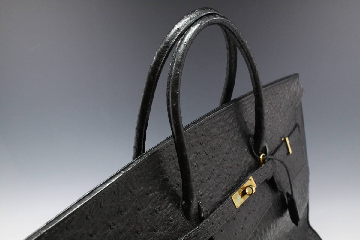 michel adolphe PARIS』 オーストリッチ革 美品-