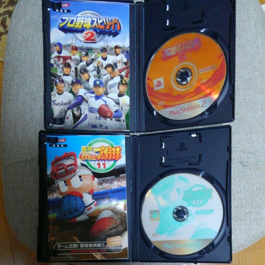 実況ﾊﾟﾜﾌﾙﾌﾟﾛ野球11、ﾌﾟﾛ野球ｽﾋﾟﾘｯﾂ2　PS2ソフト