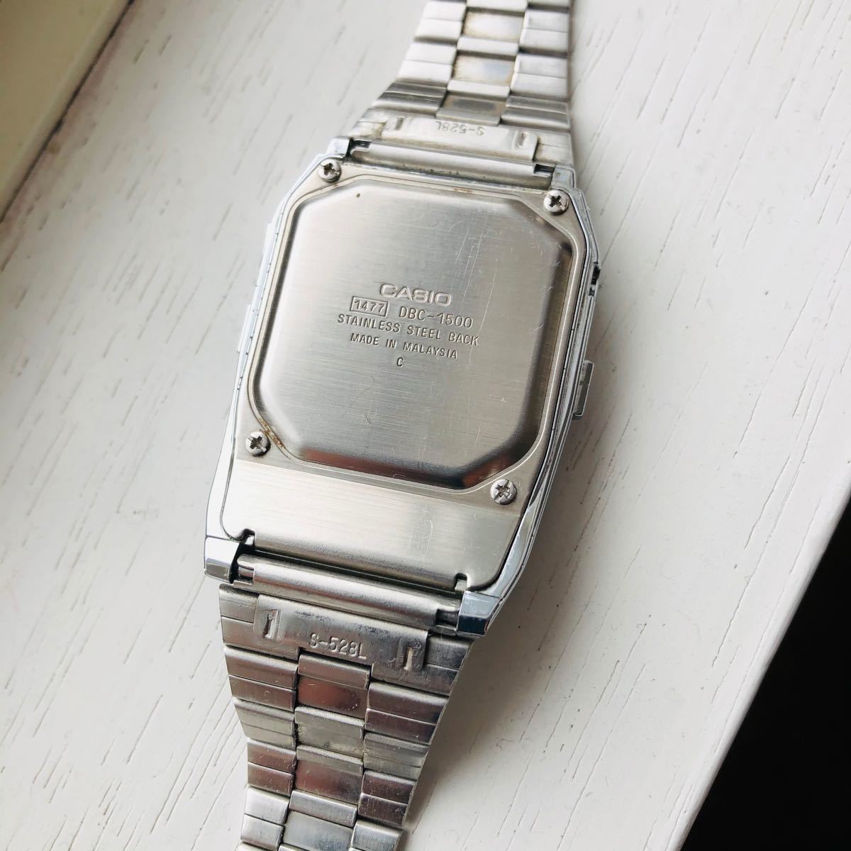 CASIO カシオ データバンクDBCー1500 シルバー 電池交換済 CASIO カシオ データバンクDBCー1500 シルバー 電池交換済