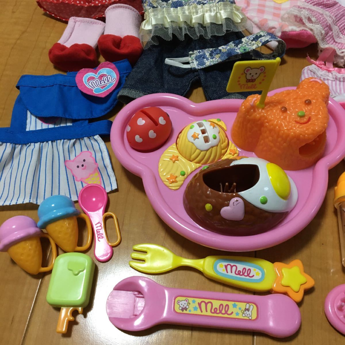 人気商品】 メルちゃん ソランちゃん おままごとセット 双子姉妹用