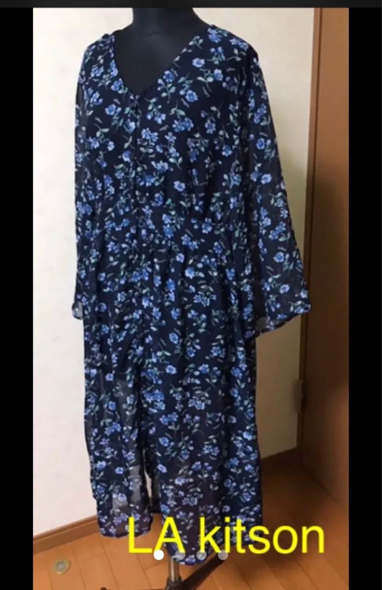 Paypayフリマ La Kitson しまむら コラボ ガウンワンピース Paypayフリマ La Kitson しまむら コラボ ガウンワンピース