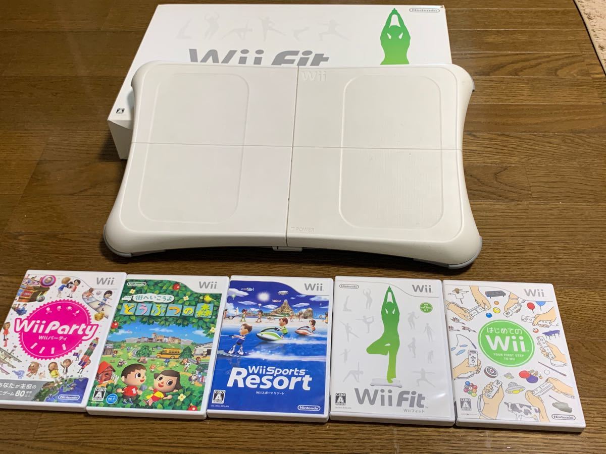 Paypayフリマ Wii本体 ソフト6本 バランスwiiボード 攻略本 セット Paypayフリマ Wii本体 ソフト6本 バランスwiiボード 攻略本 セット