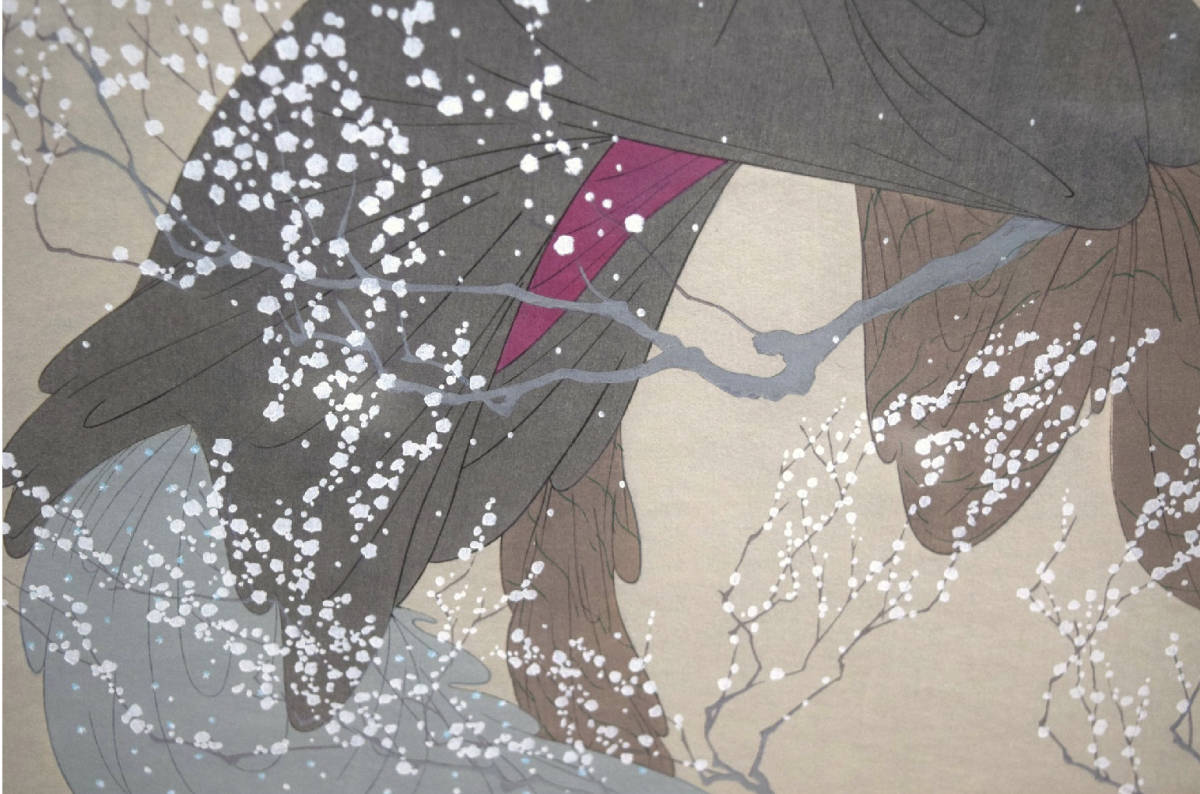 真作保証】中島潔「夢もよう」木版画/額新品/直筆サイン入り/風 真作保証】中島潔「夢もよう」木版画/額新品/直筆サイン入り/風