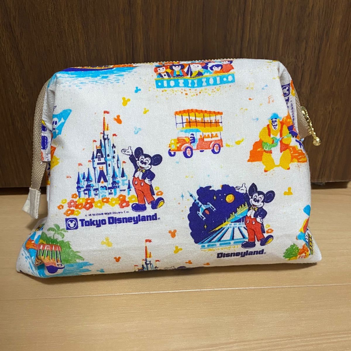 Paypayフリマ ワイヤーポーチ 紙袋柄 ディズニー ハンドメイド Paypayフリマ ワイヤーポーチ 紙袋柄 ディズニー ハンドメイド
