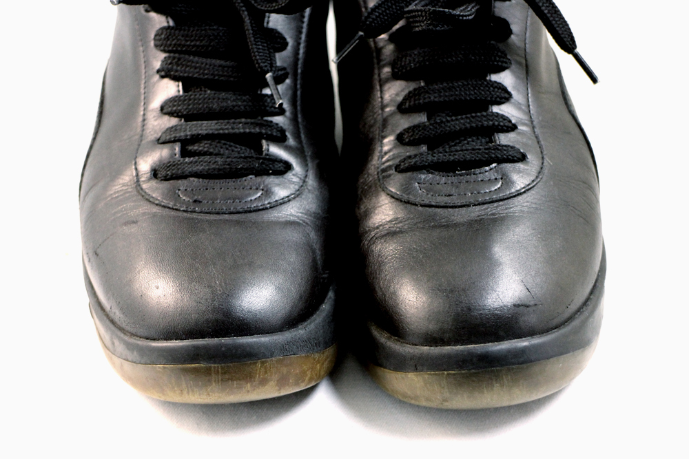 【LOUIS VUITTON】ルイヴィトン　レザー　スニーカー　シューズ　靴　レディース　ブラック　表記 ＃36（日本サイズ 23cm）_画像3