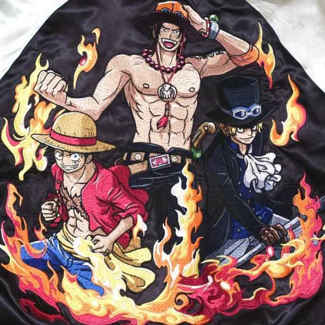 ONE PIECE×花旅楽団 義兄弟 スカジャン XL opsj-012 サトリ ワンピース