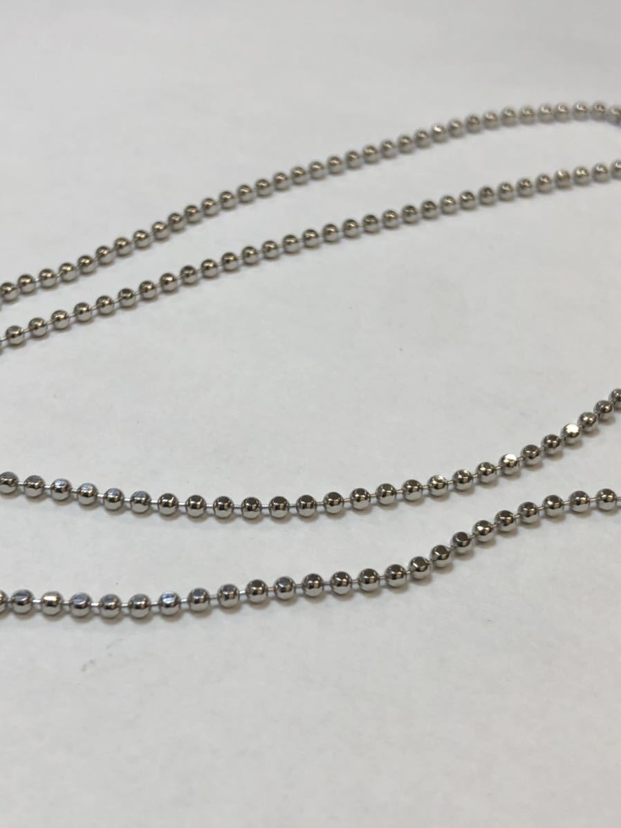 プラチナ PT850 50cm ボールチェーンネックレス 新品 本物 | sweatreno.com
