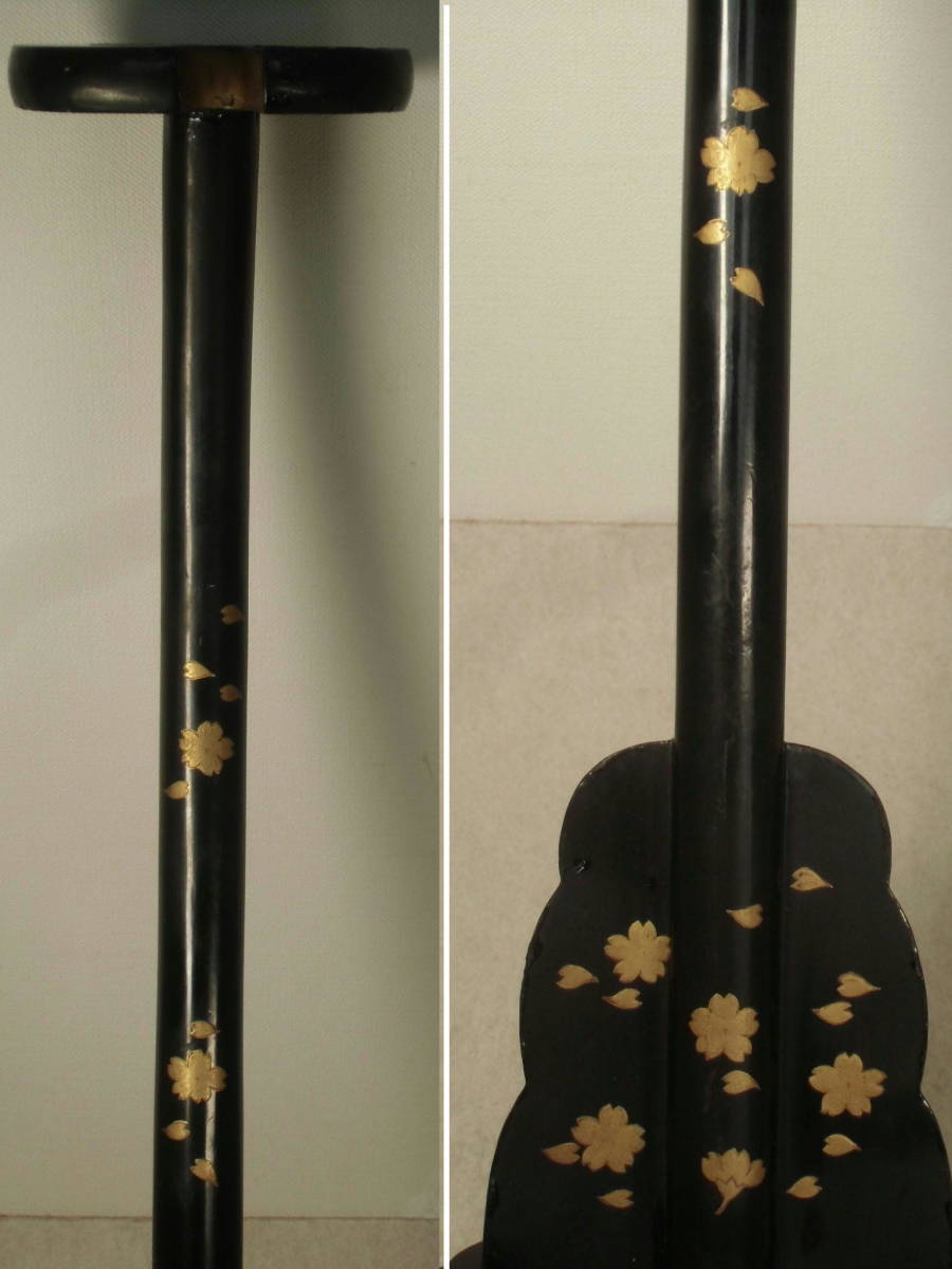 ヤフオク! - 時代物 【 豪華 蒔絵 梨地 漆塗り 御所車 源氏車...
