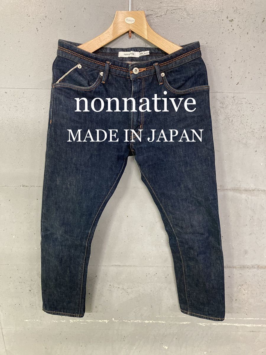 美品！nonnative セルビッチデニム！日本製！赤耳！