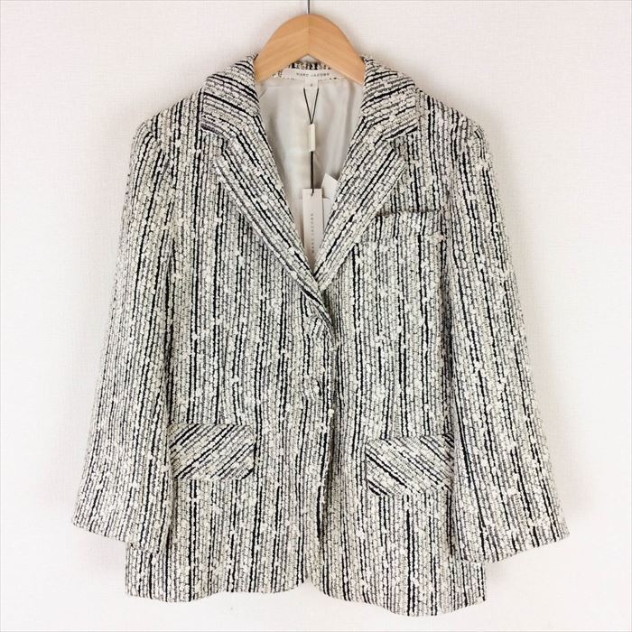 マークジェイコブス MARC JACOBS ジャケット ツィード モノトーン 上着