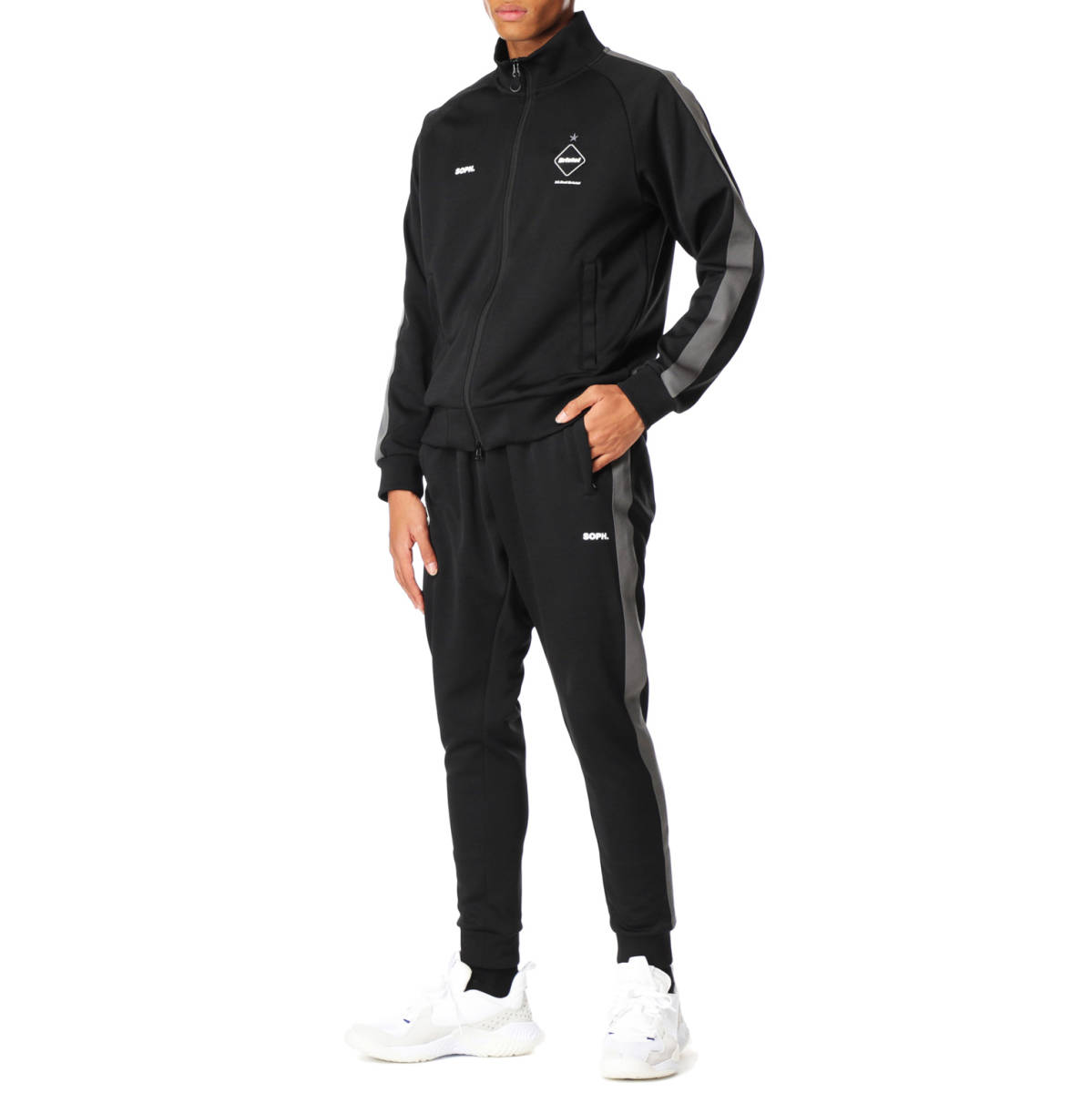 新品XL黒☆FCRBトレーニングジャージーF.C.Real BristolブルゾンF.C.R.BトラックジャケットTRAINING JERSEY BLOUSONブリストルPDK21SS21AW