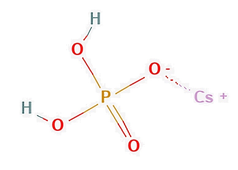 リン酸二水素セシウム 99.5% 25g CsH2PO4 無機化合物標本 試薬 試料_画像1