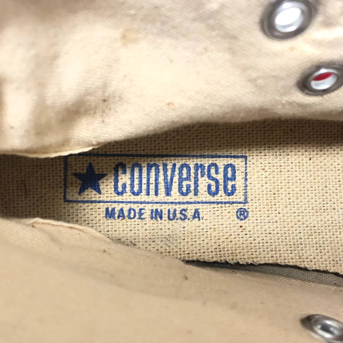 デッドスト ヤフオク! - 80s デッドストック アメリカ製 CONVERSE コンバ... デッドスト