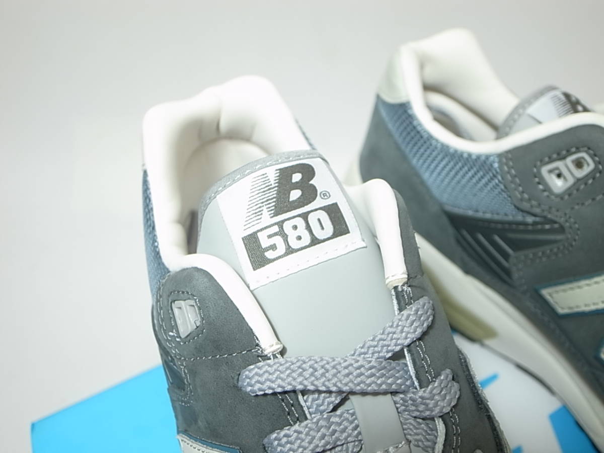 【送料無料 即決】NEW BALANCE MT580XY 29cm US11新品スペシャルボックス20周年限定HEATHER GRAYグレーSTEEL BLUE M1300JPオリジナルカラー_画像6
