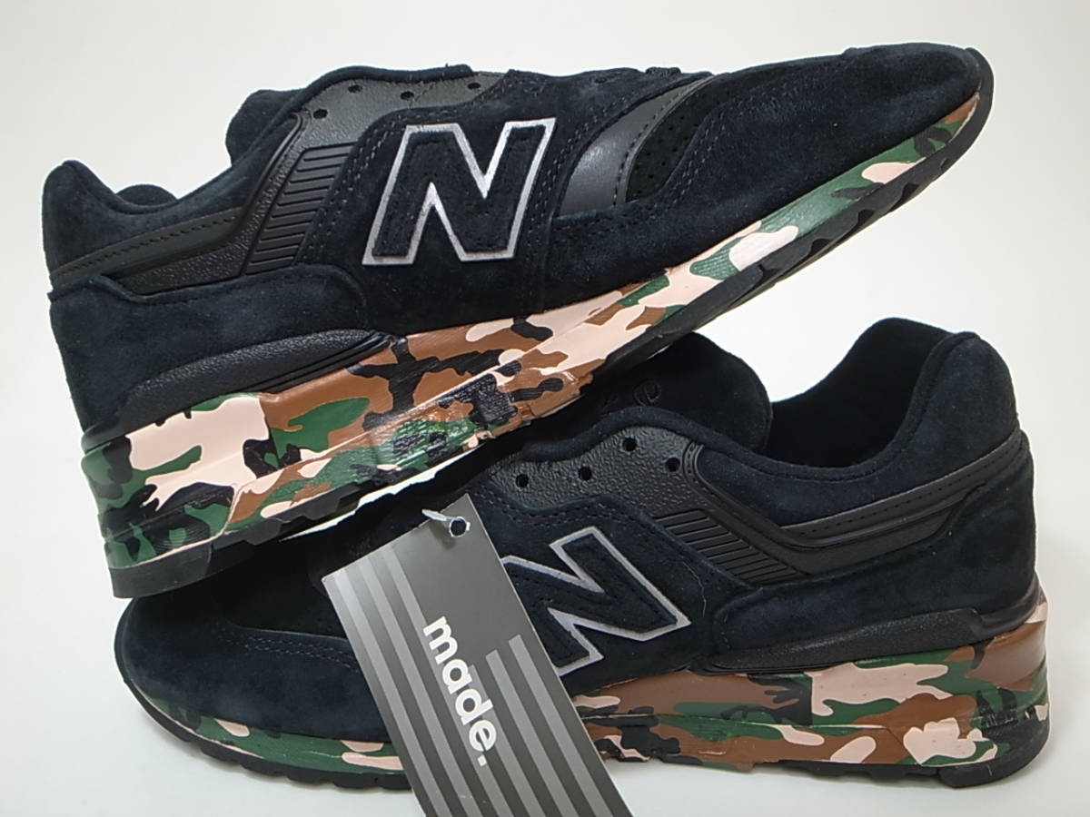 [ free shipping prompt decision ]NEW BALANCE USA made M997CMO 24cm US6 new goods camouflage pattern duck camouflage -juBLACK x CAMO black x duck limitation MADE IN USA America made 