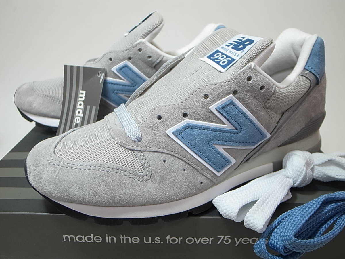 [ free shipping prompt decision ]NEW BALANCE USA made M996ABC 23cm US5 new goods ABC-MART establishment 40 anniversary commemoration ABC mart 40th Anniversary gray GRAY suede American made 