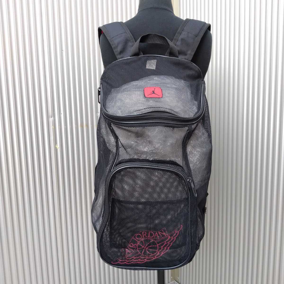 Paypayフリマ 美品 ナイキnike ジョーダン Jordan Aj メッシュ リュック バックパック 黒 P Paypayフリマ 美品 ナイキnike ジョーダン Jordan Aj メッシュ リュック バックパック 黒 P