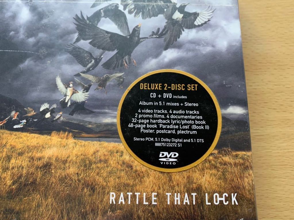 新品未開封　豪華輸入盤CD+DVD David Gilmour デヴィッド ギルモア Rattle That Lock 送料無料