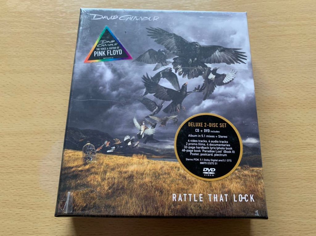 新品未開封　豪華輸入盤CD+DVD David Gilmour デヴィッド ギルモア Rattle That Lock 送料無料