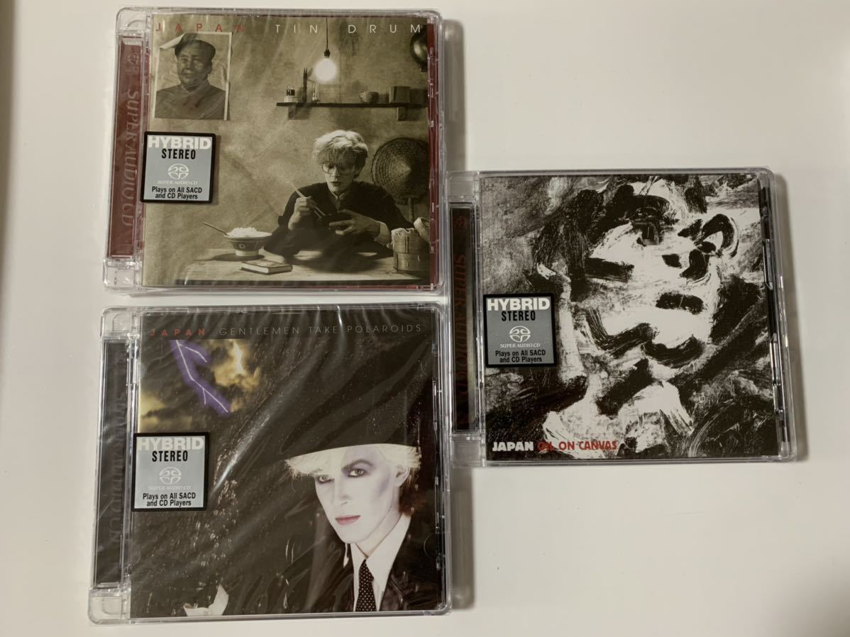 新品未開封 高音質SACD 3枚セット Japan ジャパン Gentlemen Take Polaroids Tin Drum: 錻力の太鼓 Oil On Canvas 輸入盤 送料無料 1