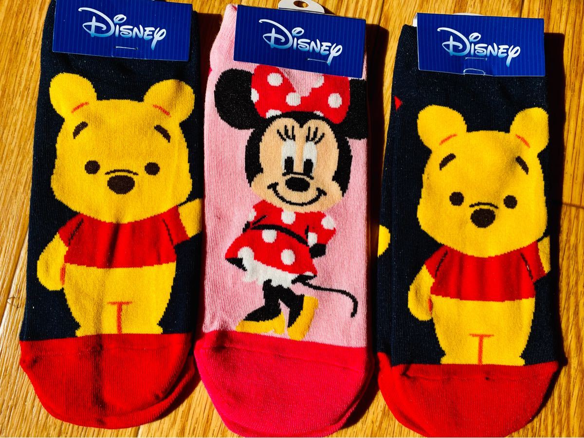 Paypayフリマ 送料無料 ディズニー ミニー プー くつした 靴下 キャラクター 女児 子ども 大人 サンリオ Disney 3足1セット Paypayフリマ 送料無料 ディズニー ミニー プー くつした 靴下 キャラクター 女児 子ども 大人 サンリオ Disney 3足1セット