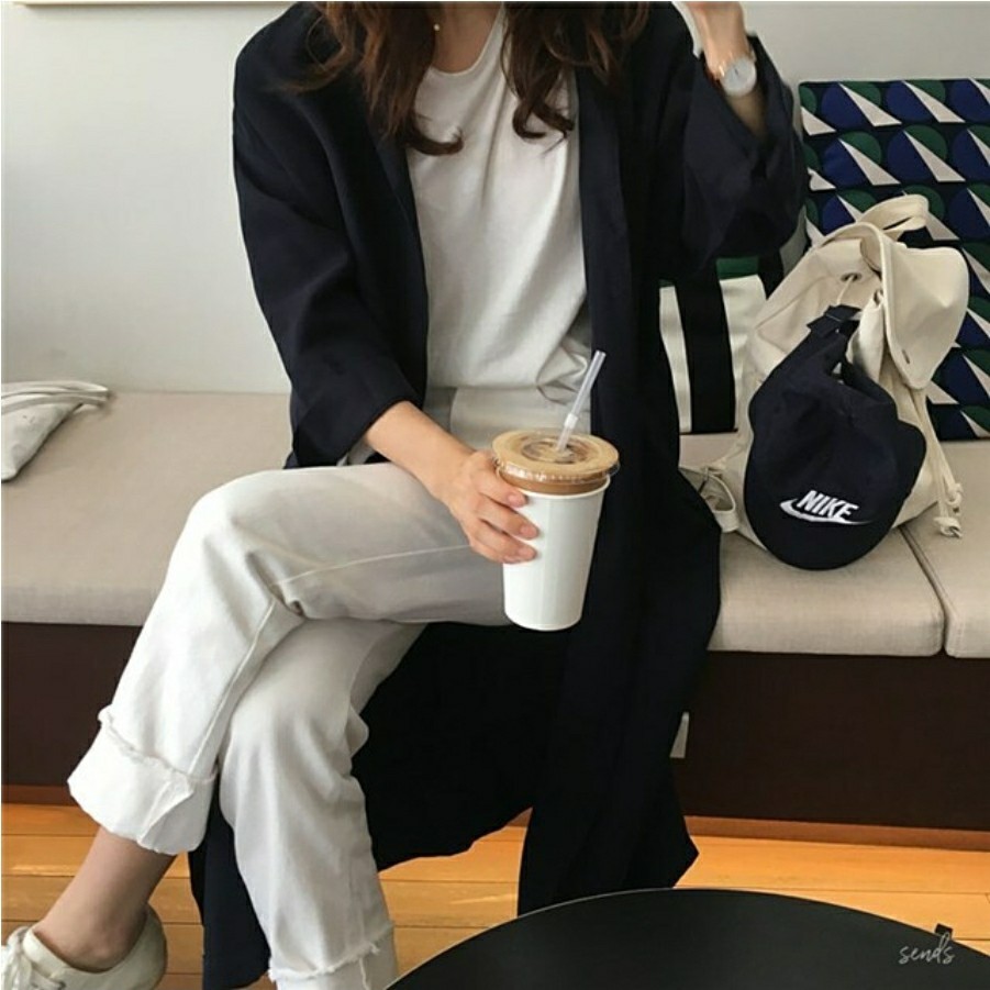 Paypayフリマ ネイビー ロング シャツワンピース 羽織 2way アウター 春秋 Paypayフリマ ネイビー ロング シャツワンピース 羽織 2way アウター 春秋