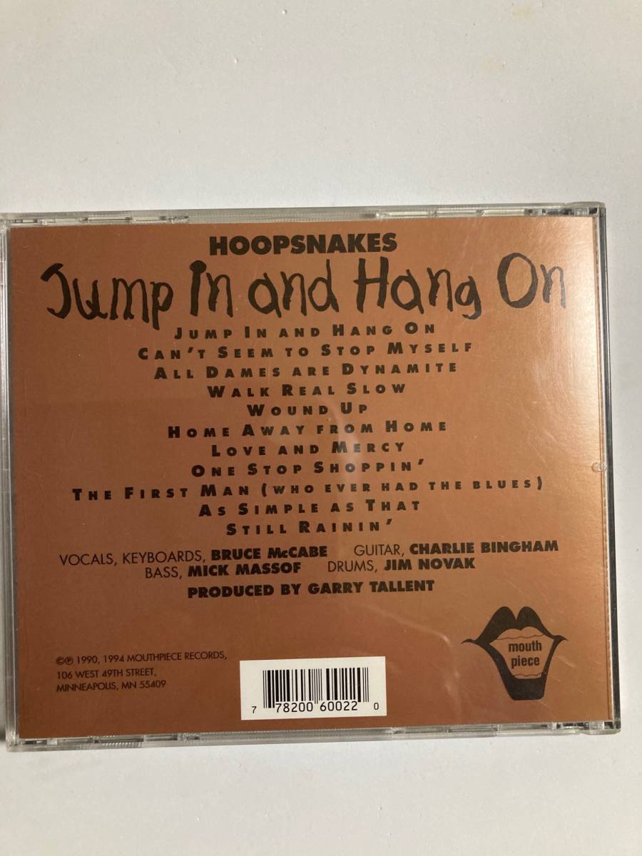 【ブルース】フープスネイクス（HOOPSNAKES)「ジャンプ・イン・アンド・ハング・オン(JUMP IN AND HANG ON)」 (レア)中古CD、US初盤,BL-392_画像2
