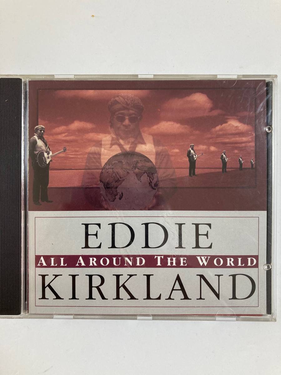 【ブルース】エディ―・カークランド（EDDIE KIRKLAND)「ALL AROUND THE WORLD」(レア)中古CD、USオリジナル初盤、BL-494_画像1