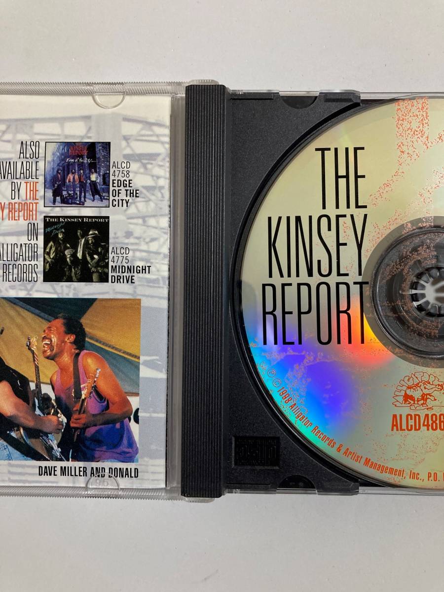 【ブルース】キンゼイ・レポート(THE KINSEY REPORT)「SMOKE AND STEEL」(レア）中古CD、USオリジナル初盤、BL-506_画像3