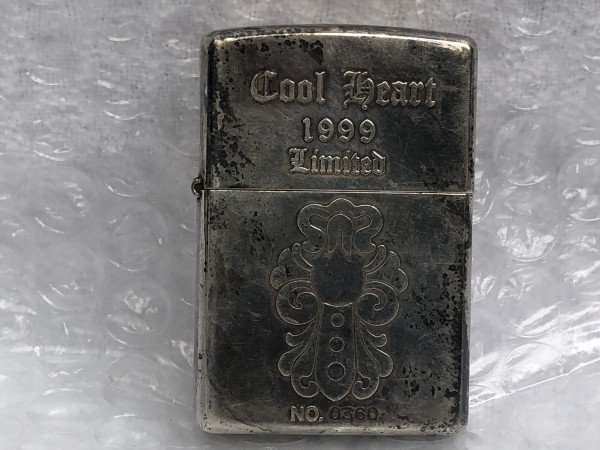 □■ Cool Heart 1999 Limited Edition ジッポー ライター ■ A ZIPPO XV 1999年 1月製 ■□ いぶし化工 限定品_画像1