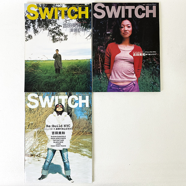 激安超安値 SWITCH スイッチ 札幌 マガジン 本 雑誌 音楽 ドリカム 2003/5 NYC Re:Build 1999/5 夢で逢えたから 1996/1 葦笛の教え 3点 吉田美和 SWITCH