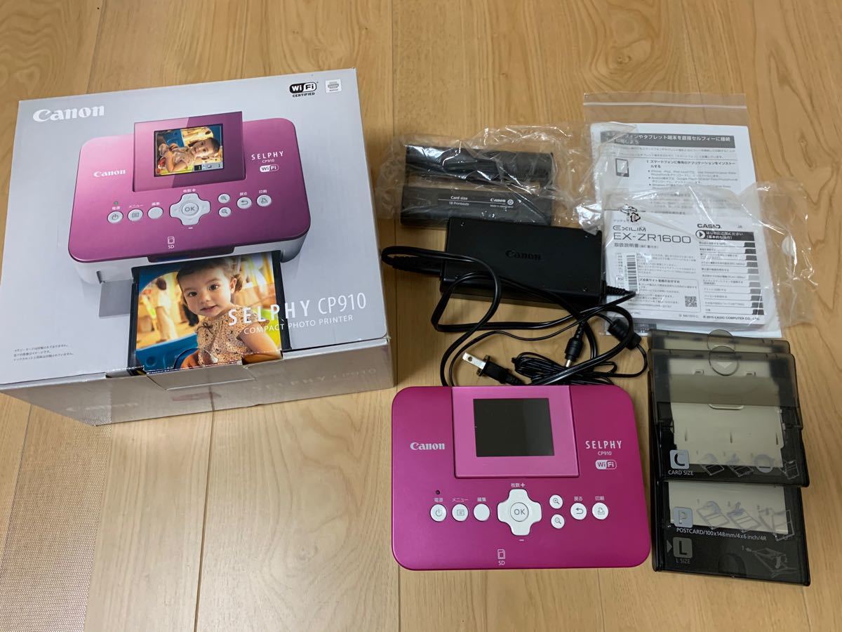 Canon 》コンパクトフォトプリンター SELPHY CP910 PK｜PayPayフリマ