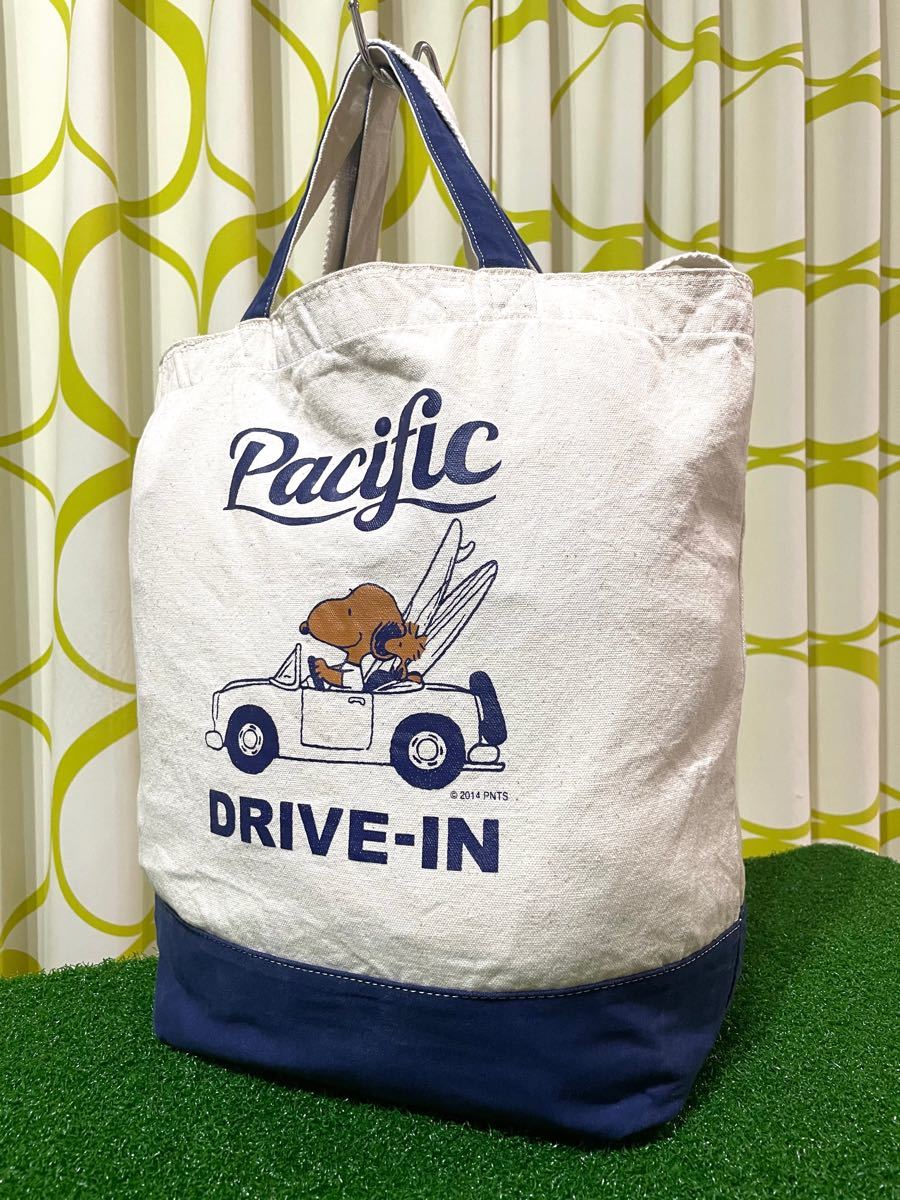 ★日焼けSNOOPY★PACIFIC DRIVE IN★パシフィックドライブイントートバッグ