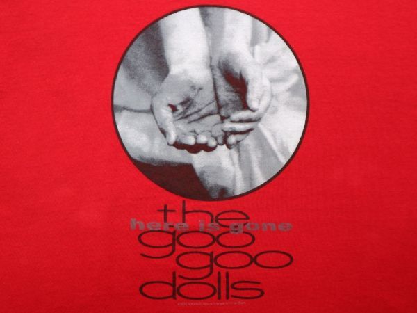 2002年 USA製生地 THE GOO GOO DOLLS グーグードールズ ビンテージ バンドT フォト Tシャツ L//Matchbox Twenty Counting Crows Train Fuel_画像1