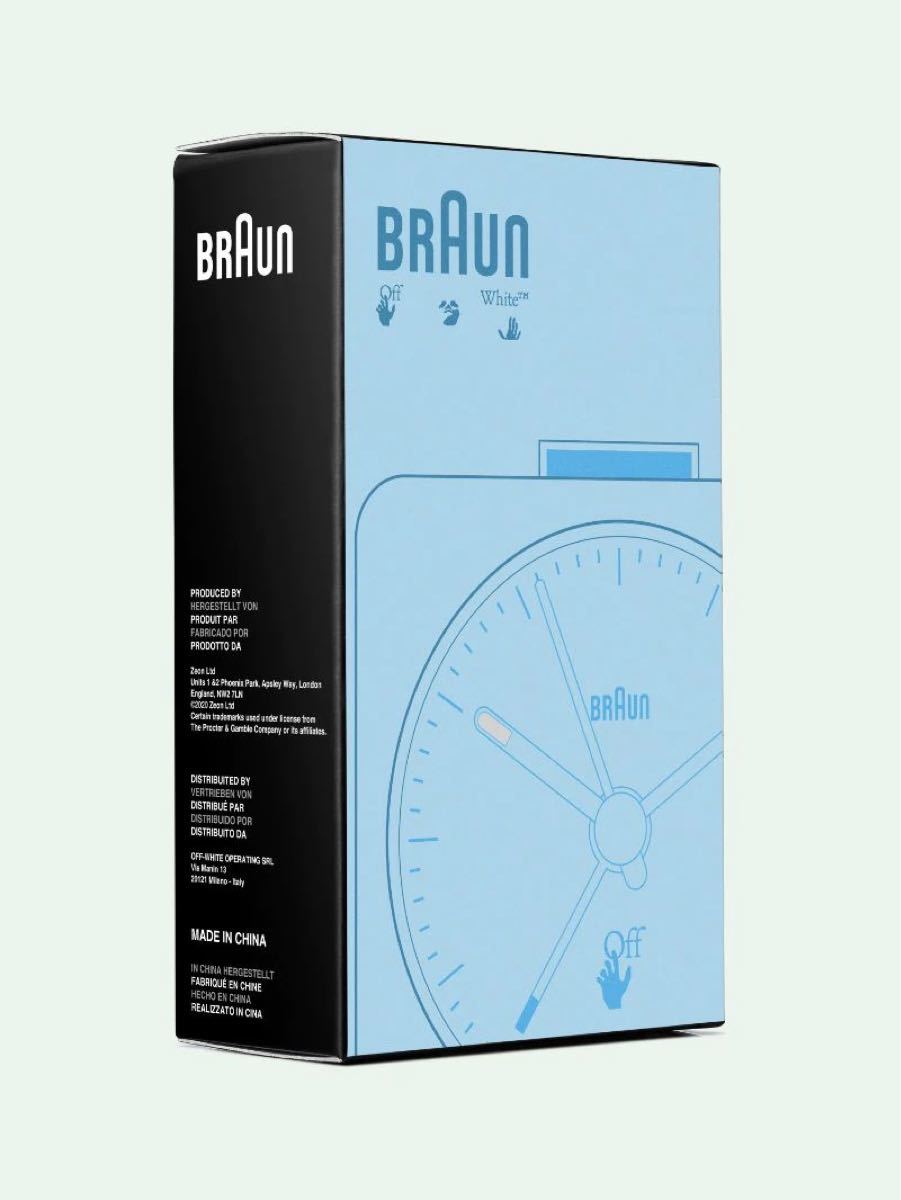 PayPayフリマ｜新品 完売 Off-White c/o Braun “BC02” Clock 置時計 