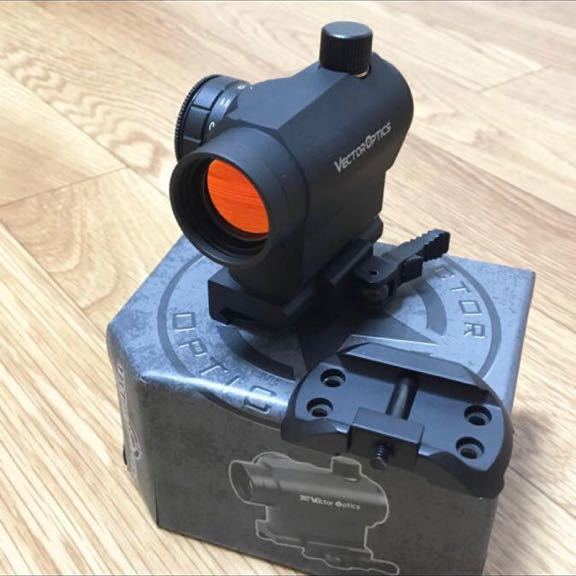 実物 TAC VECTOR OPTICS ミニドットサイト ライフル ベクターオプティクス スナイパー T2 EoTech aimpoint 東京マルイ 猟銃 銃 スコープ T1